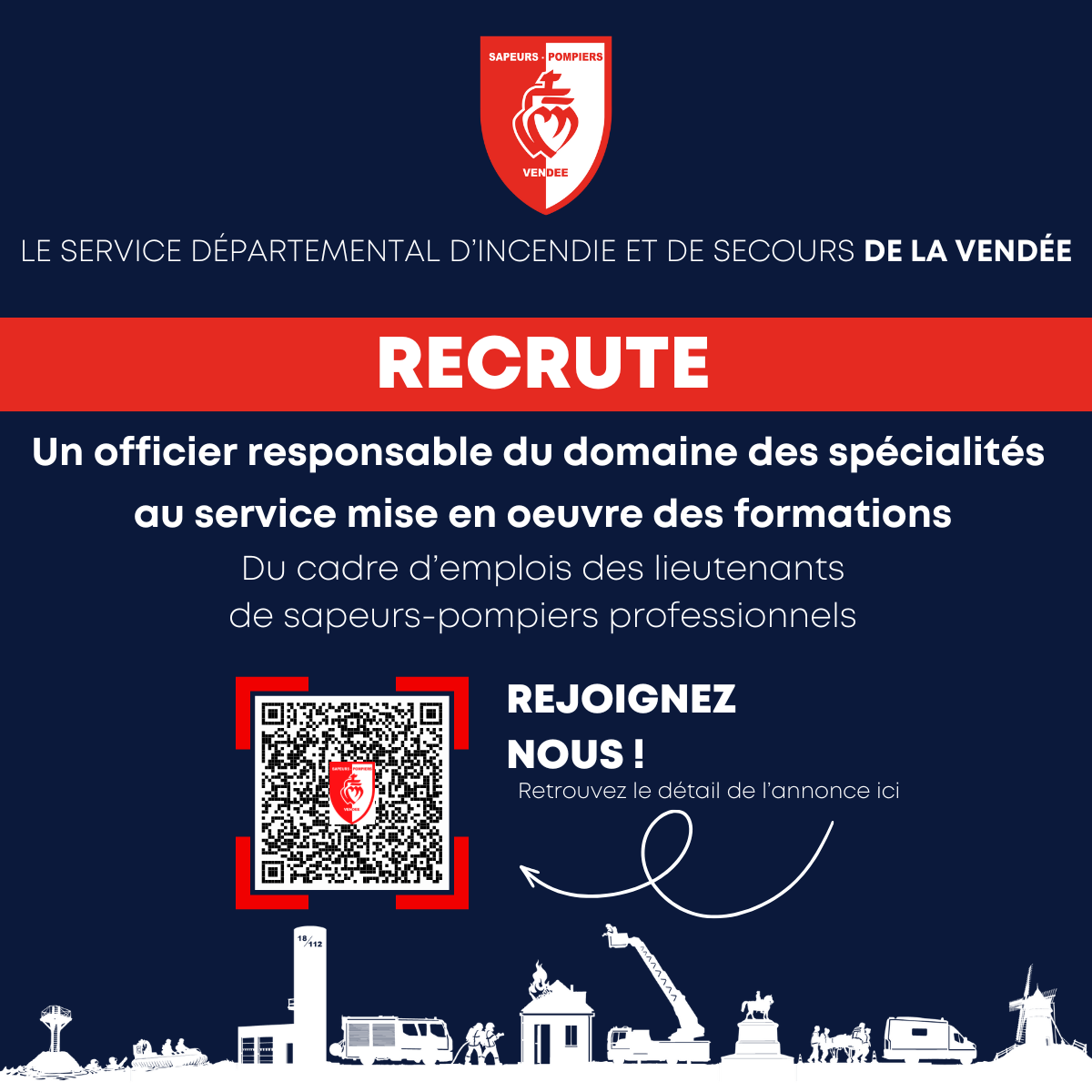 Officier responsable domaine spécialités